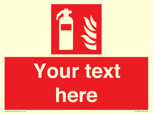 Custom Fire extinguisher Sign